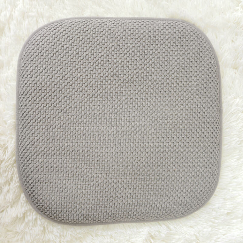 Knotted fabric Seat Cushion with memory foam details