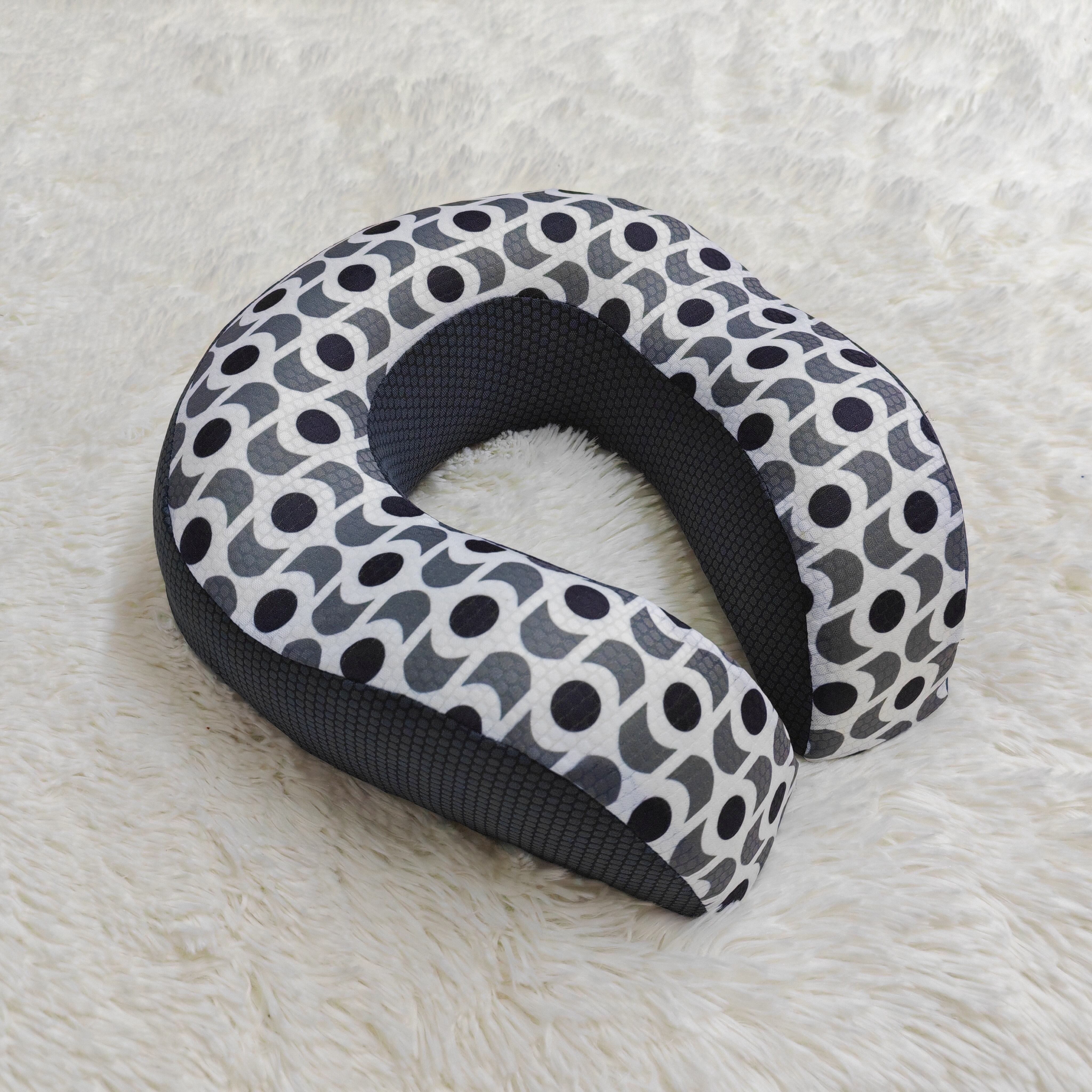 Breathable Memory Foam Neck Travel Pillow Eye mask set details