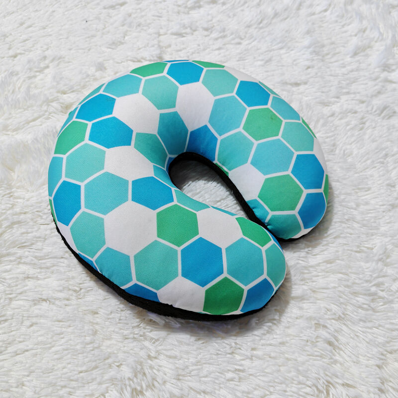  Spandex Micro-beads Printed Travel Neck Pillow supplier