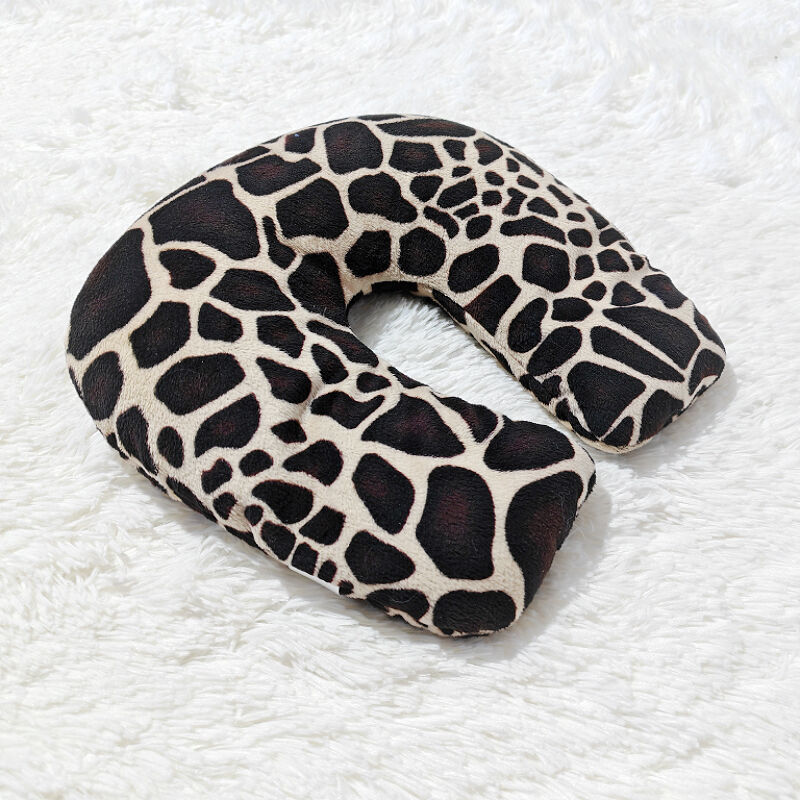 Printed Soft Fleece Travel Pillow