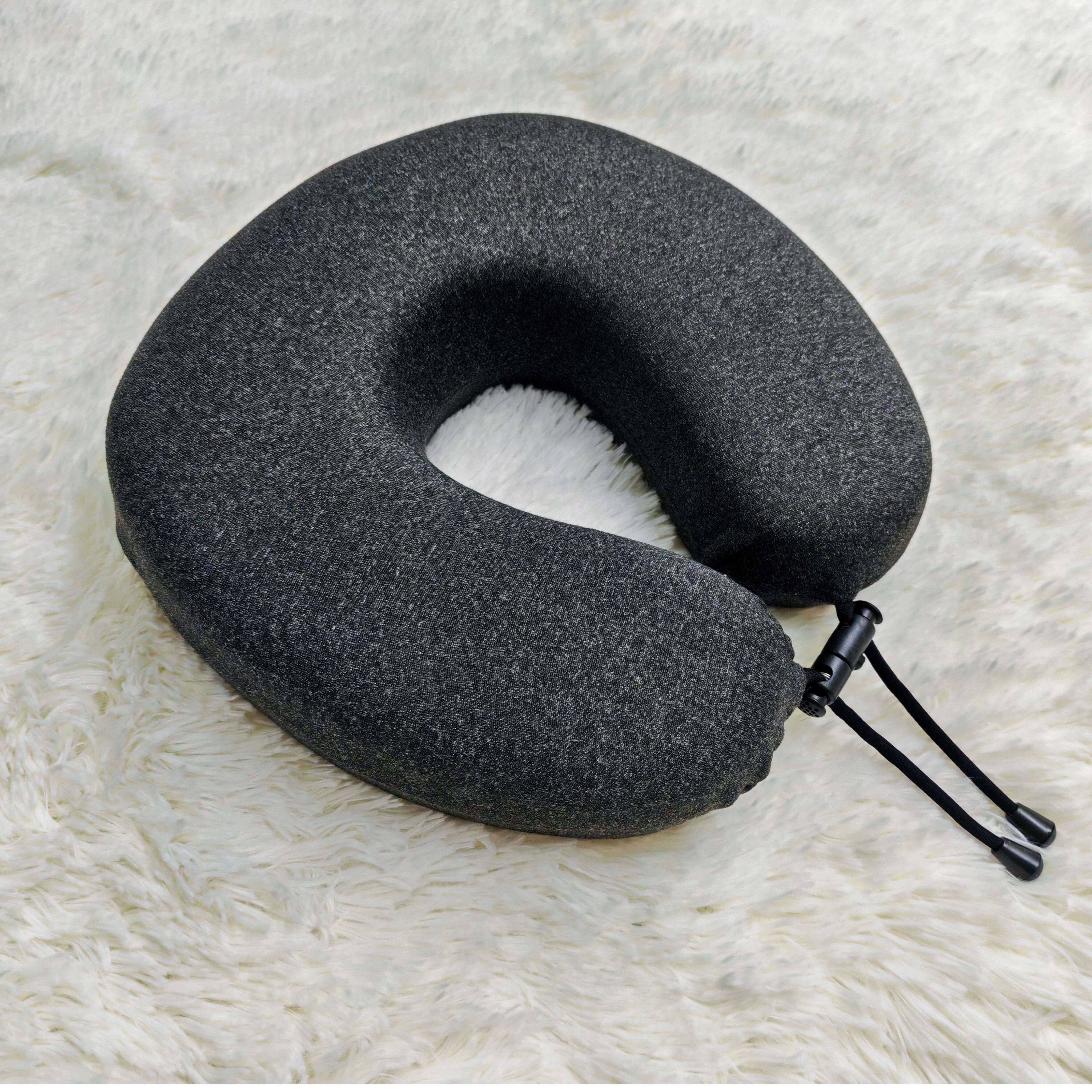 Memory Foam Neck Travel Pillow with Eye mask set manufacture