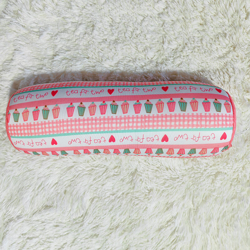 Long Round Comfort Squishy Microbeads Digital Printed Pillow