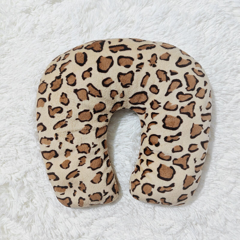 Printed Soft Fleece Travel Pillow factory