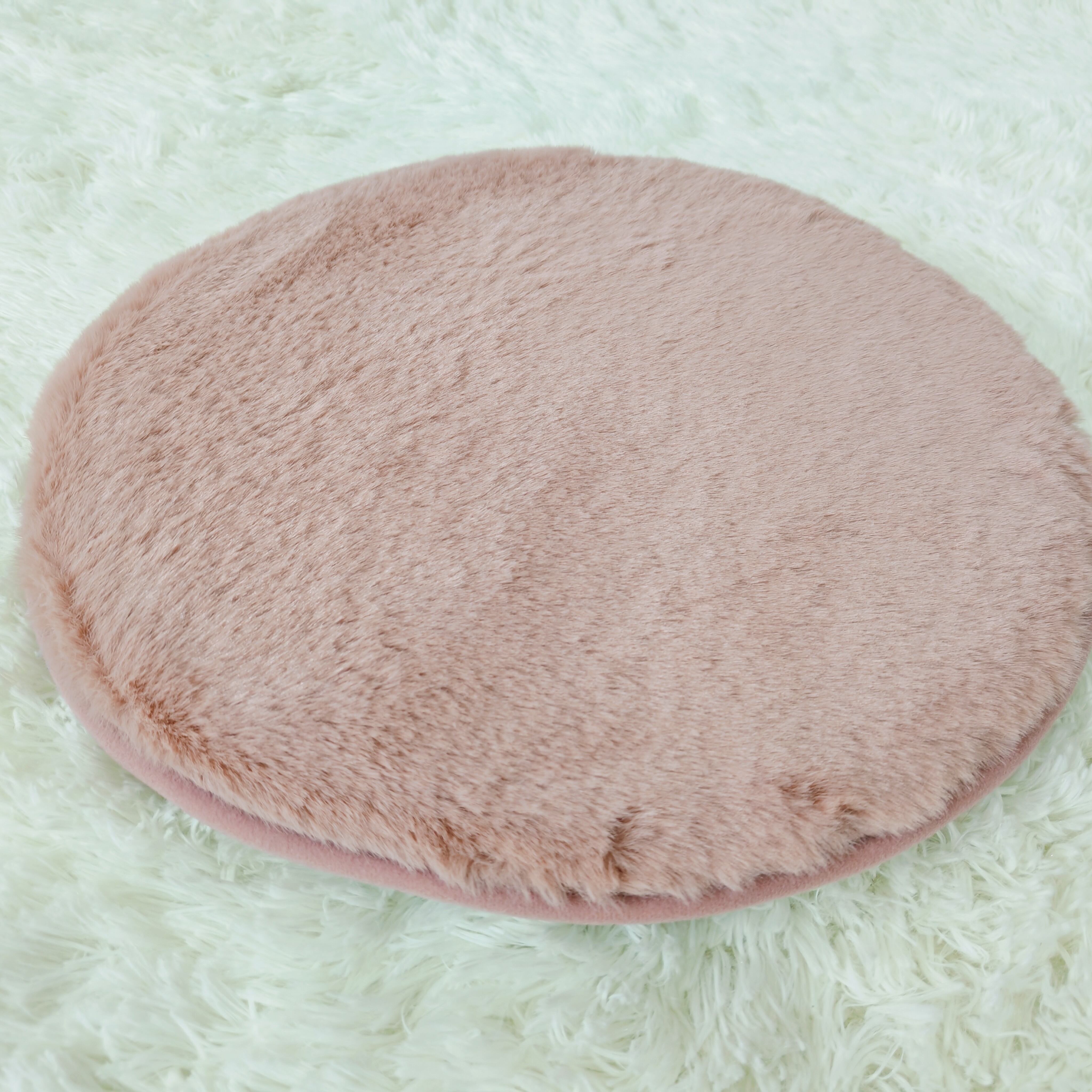 Rabbit Fur Seat Pads Cushion details