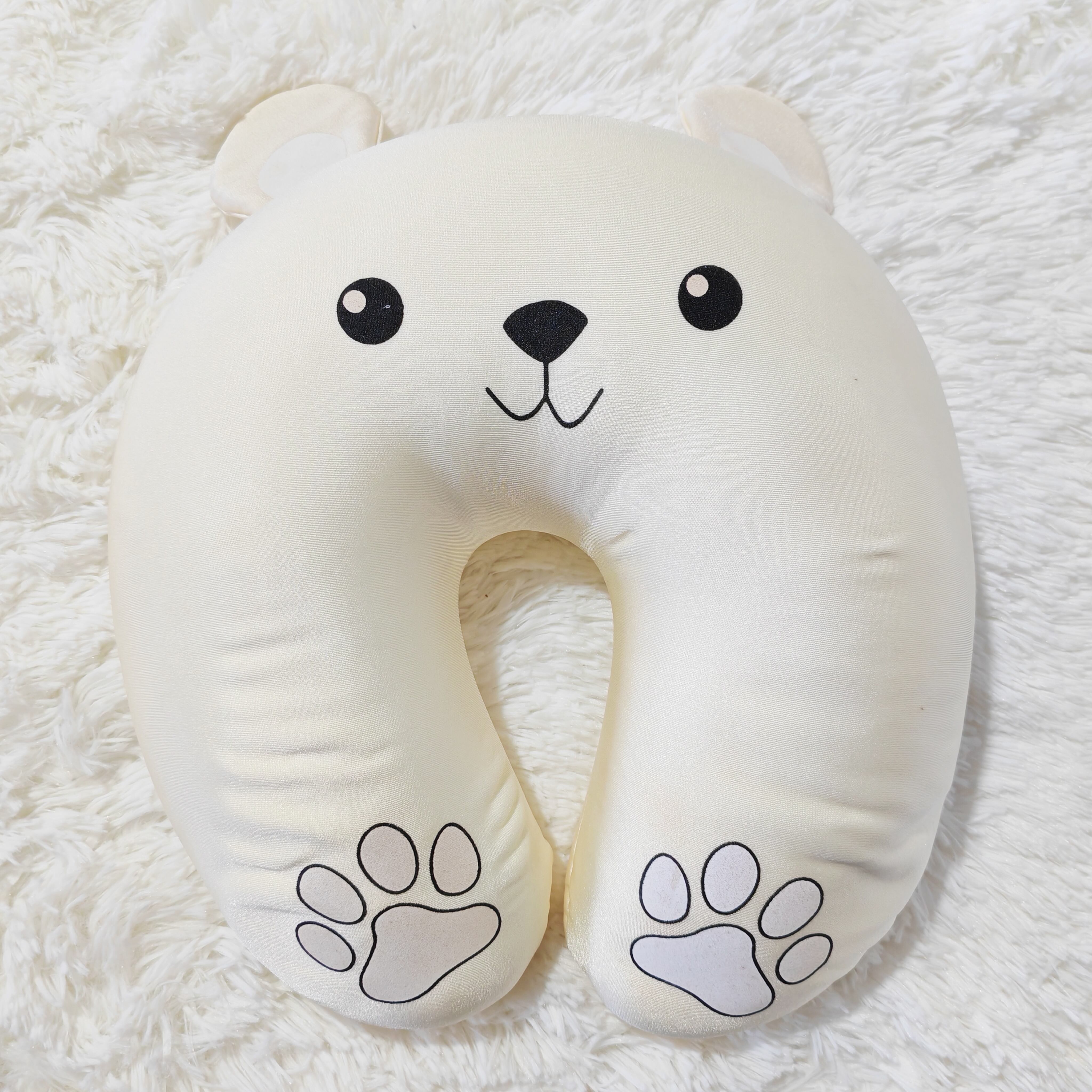 Cute Animal Face design Neck Travel Pillow Digital Printed