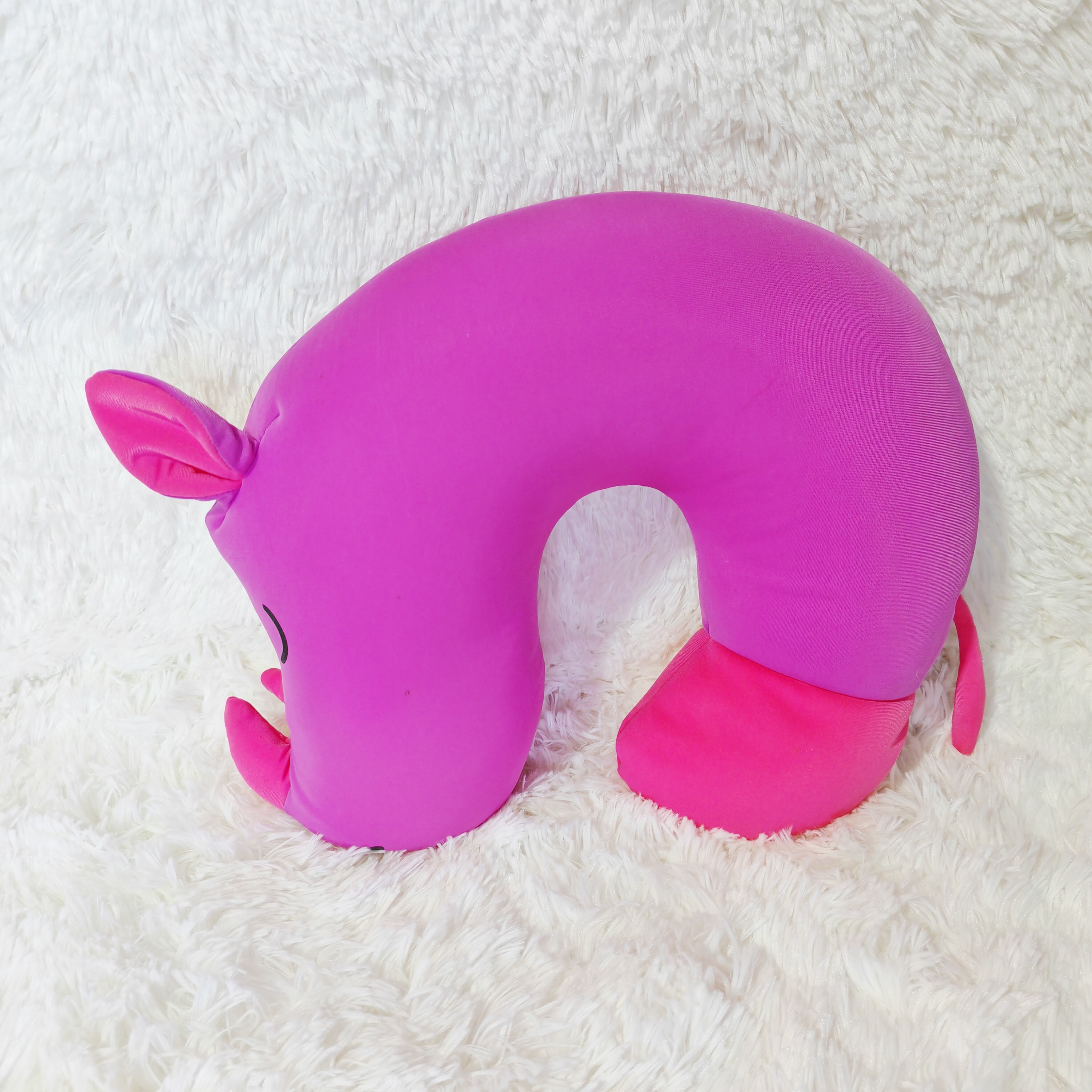 Cute Animal Face design Neck Travel Pillow Digital Printed factory