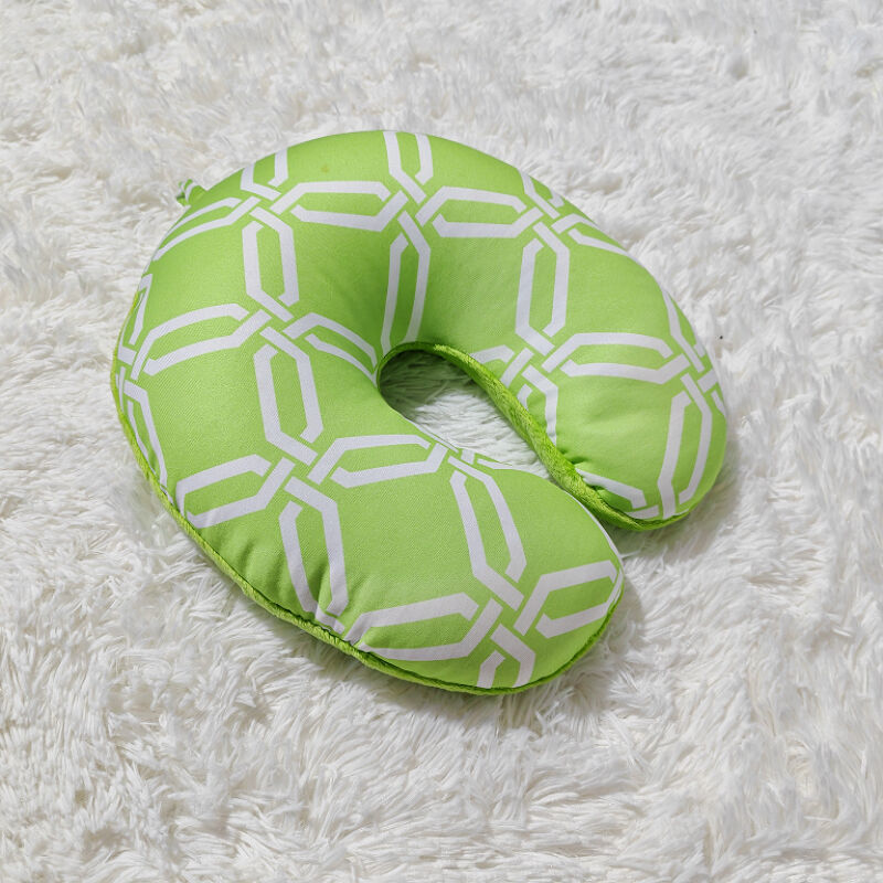  Spandex Micro-beads Printed Travel Neck Pillow supplier