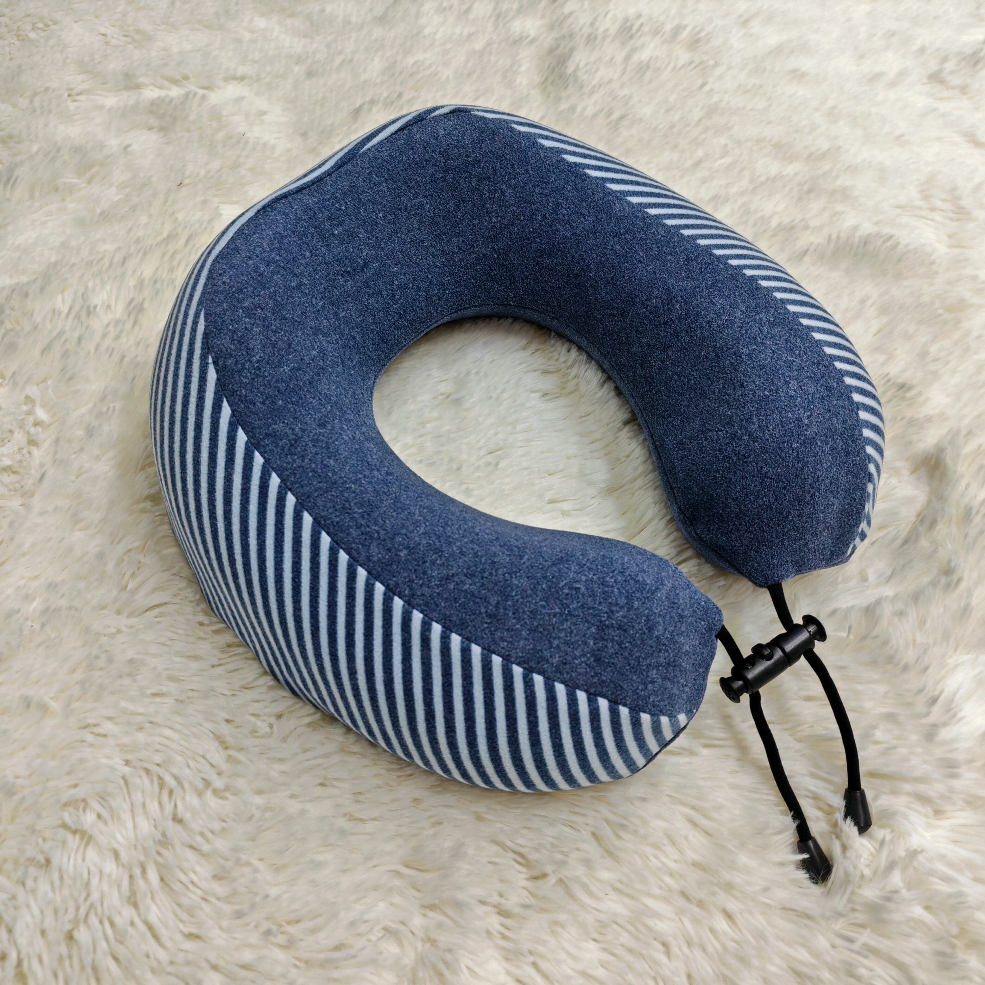 Comfortable Removable Memory Foam Neck Pillow with Eye Mask details