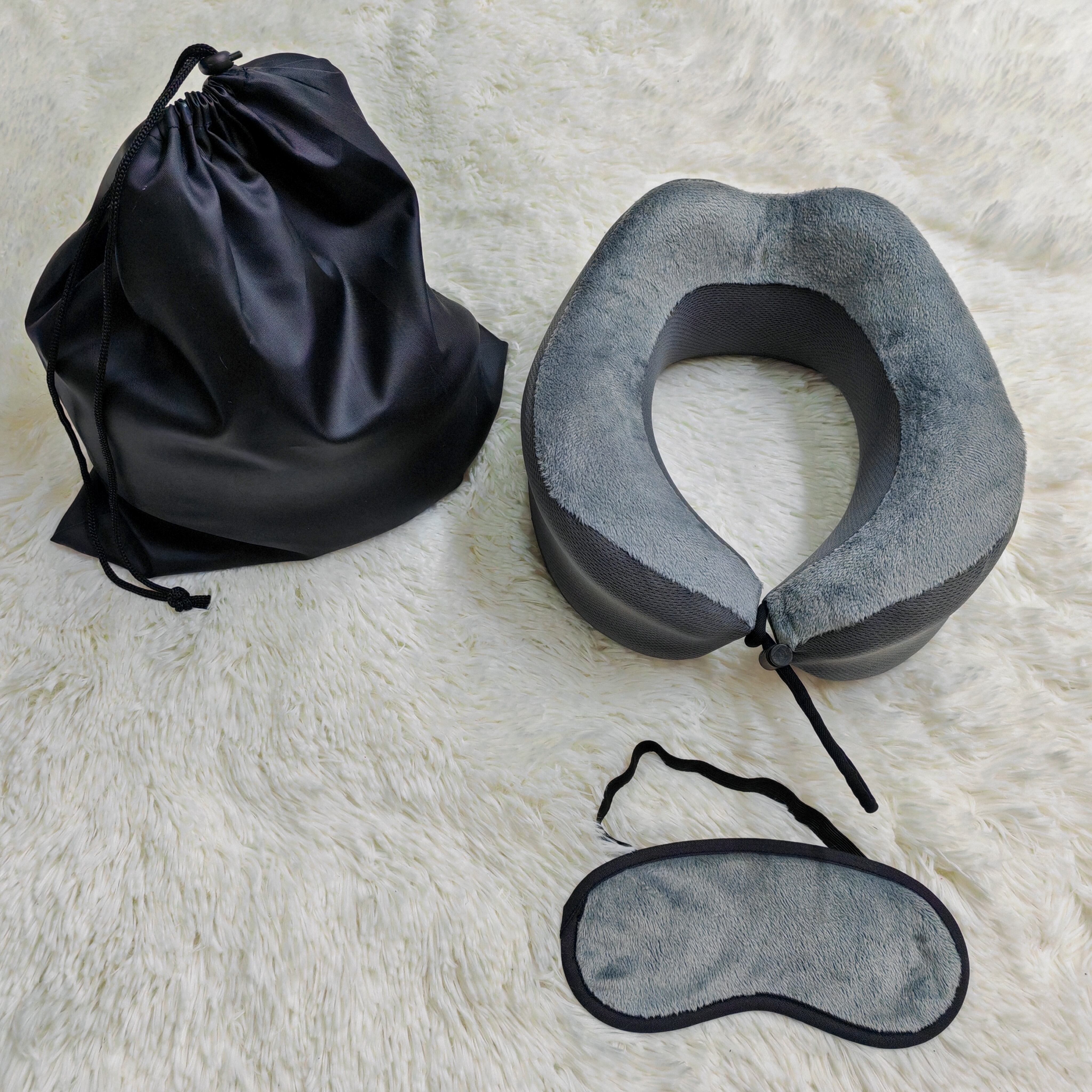 Soft Rebound Memory Foam Neck Travel Pillow  details