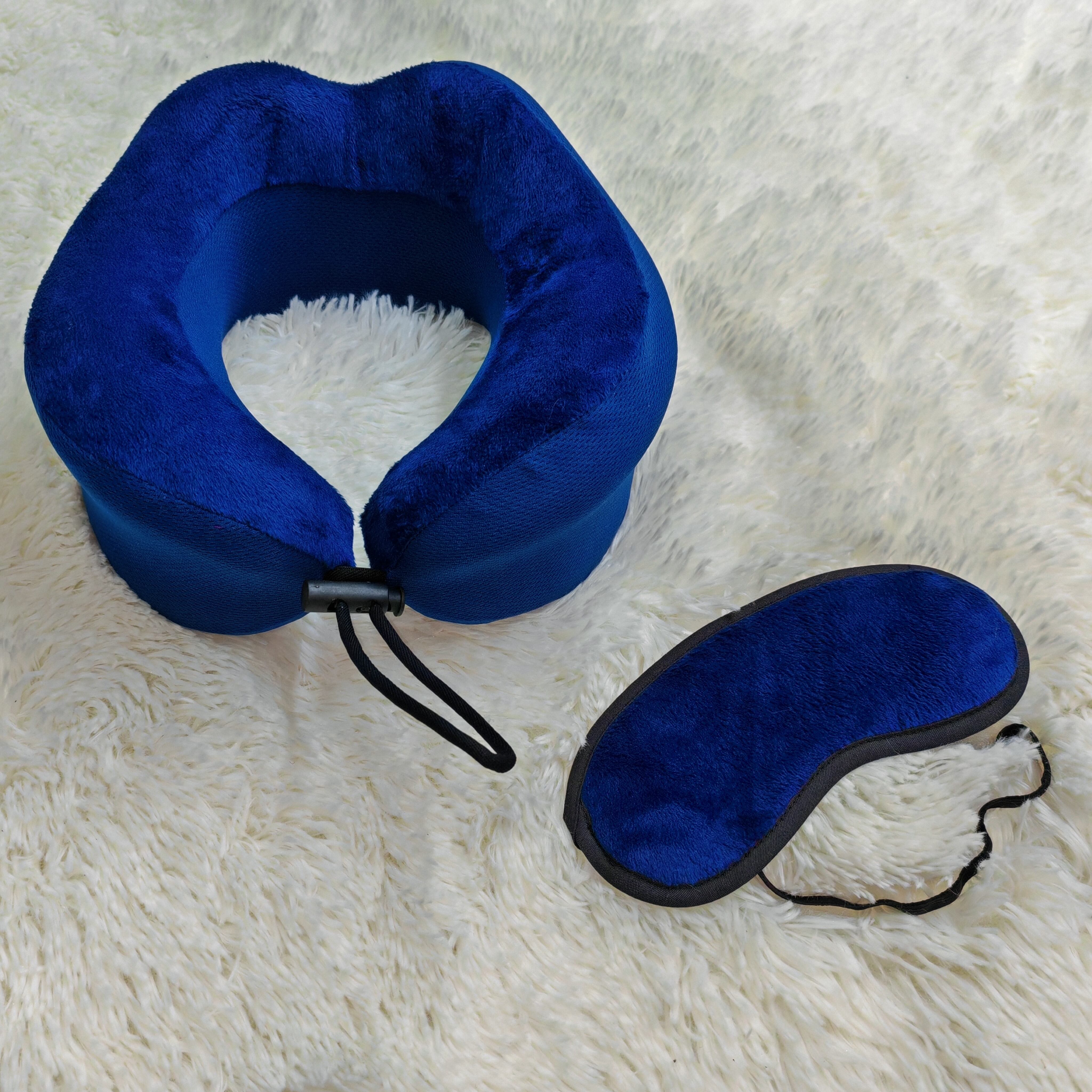 Soft Rebound Memory Foam Neck Travel Pillow 