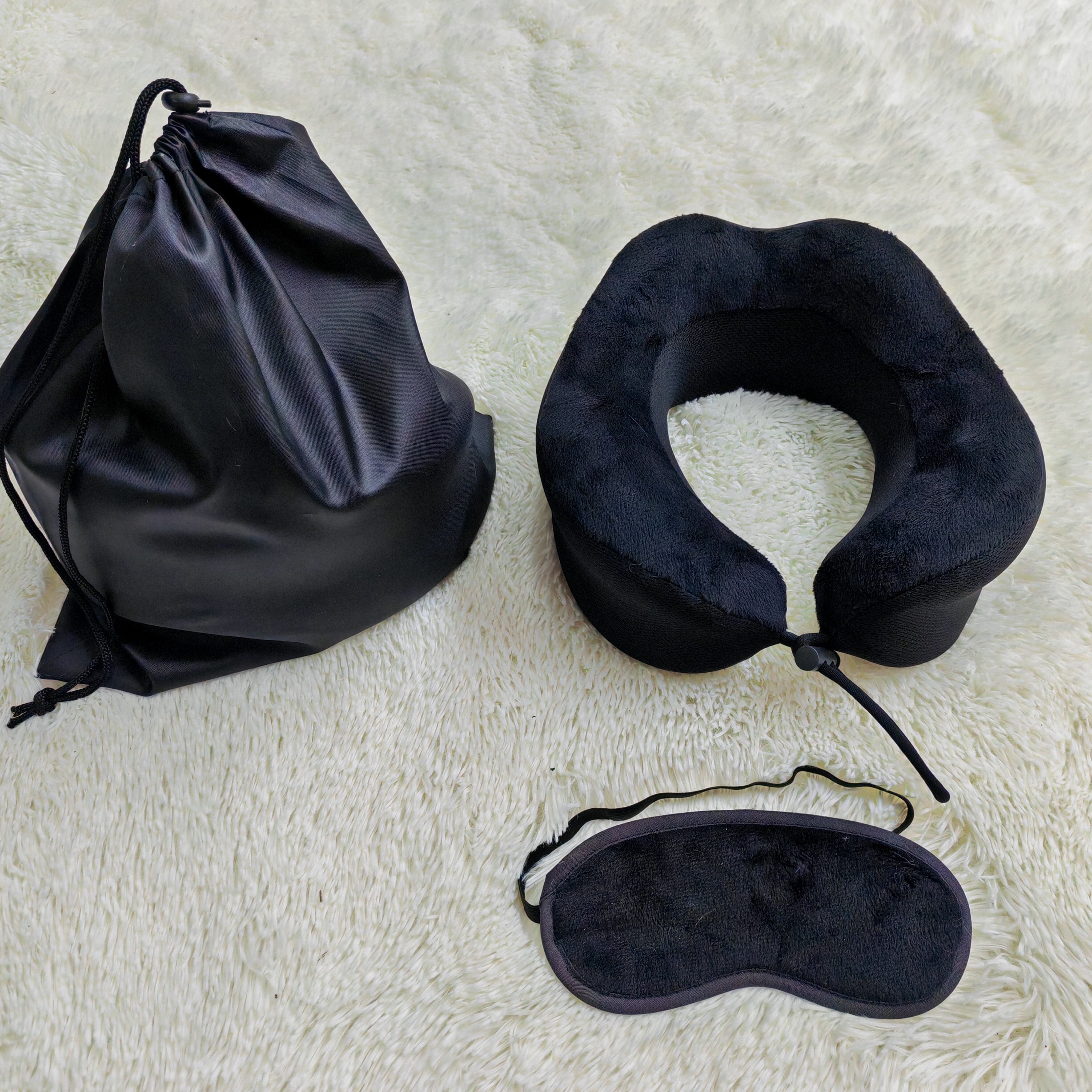 Soft Rebound Memory Foam Neck Travel Pillow  details