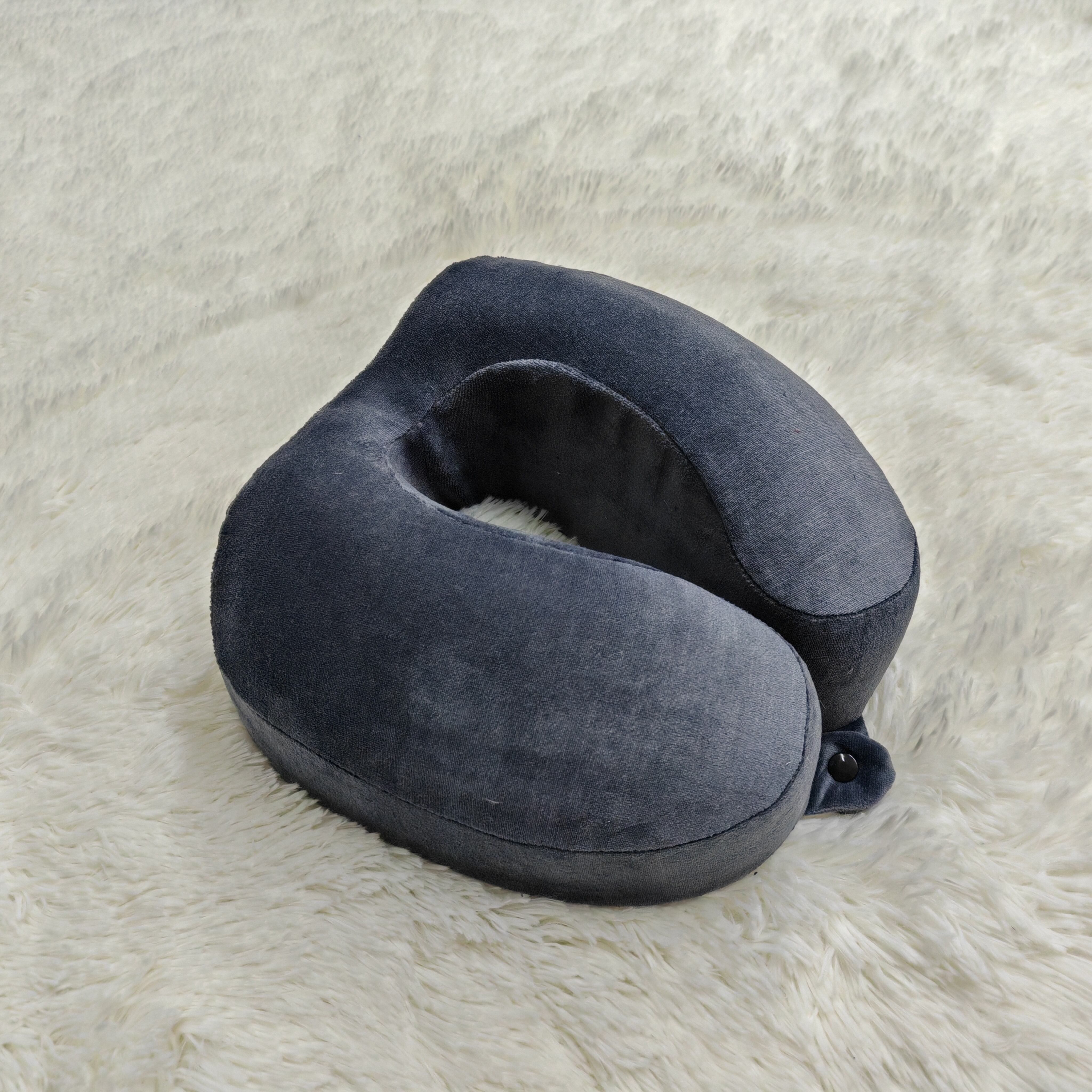 Comfortable Super Soft Removable Memory Foam Neck Pillow manufacture