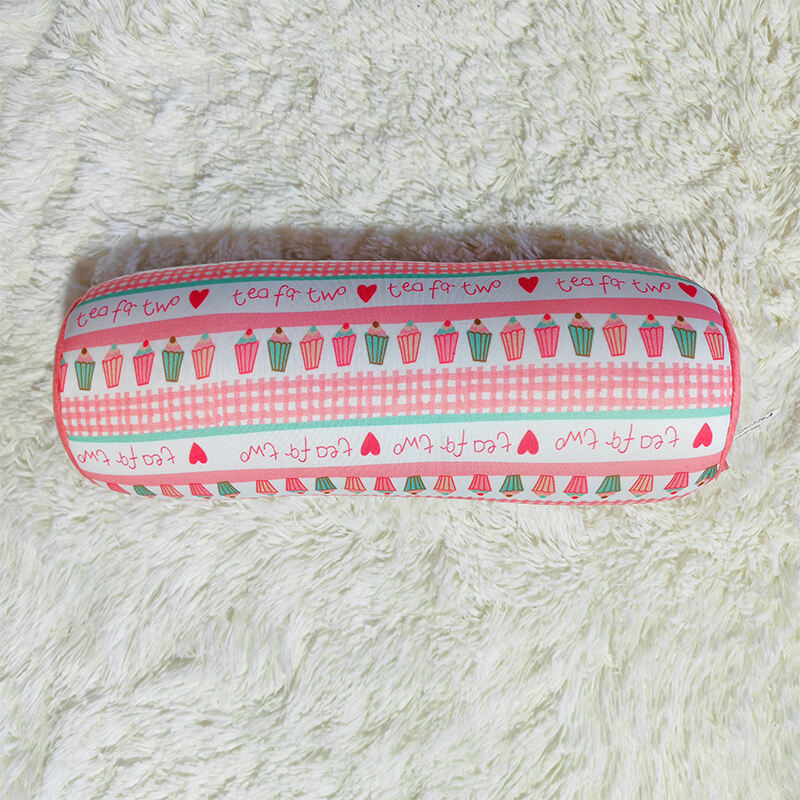 Long Round Comfort Squishy Microbeads Digital Printed Pillow factory