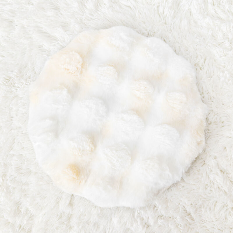 Rabbit Fur Seat Cushion Memory Foam Pad manufacture