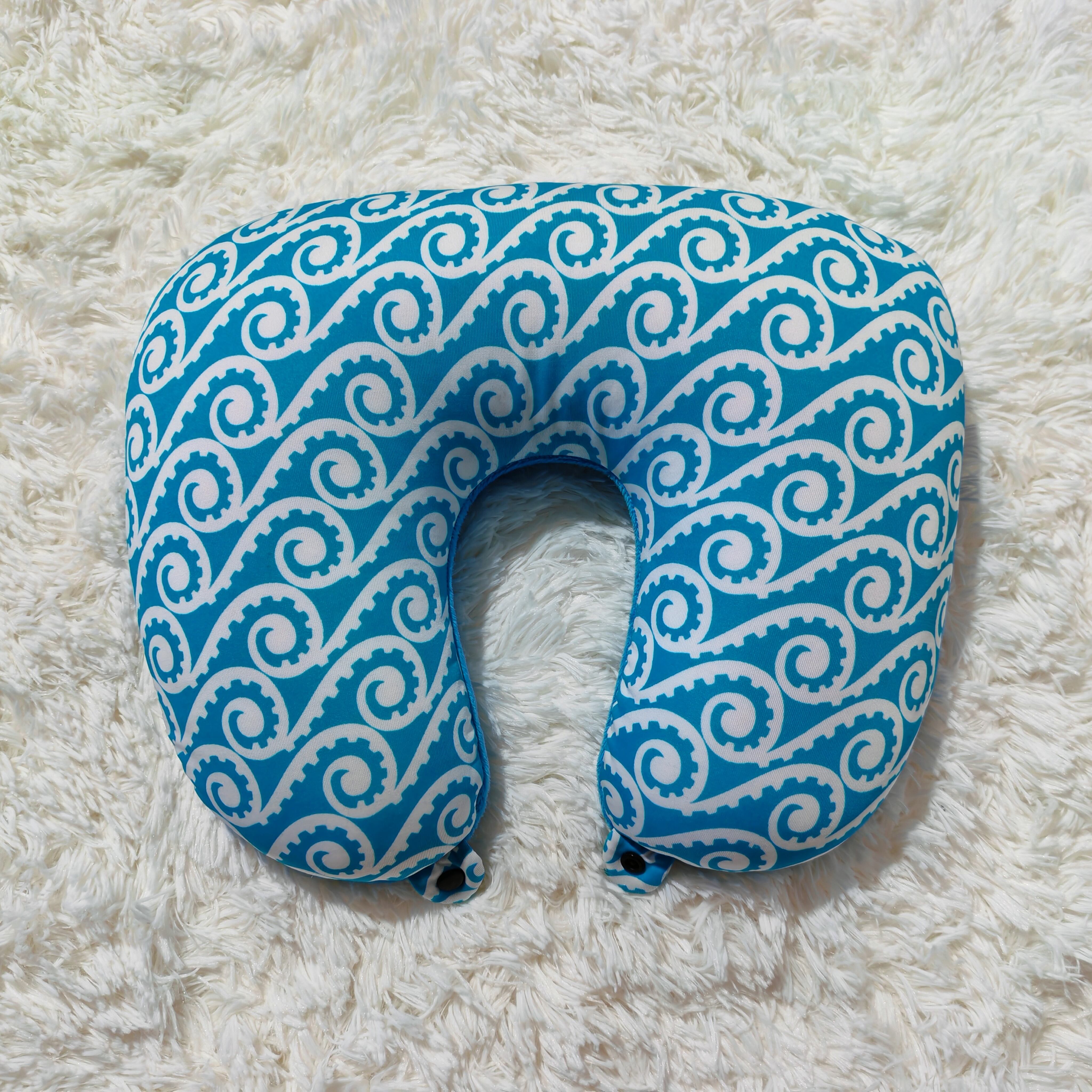 Travel Neck Pillow 2 in1 Microbeads Convertible Cushion details