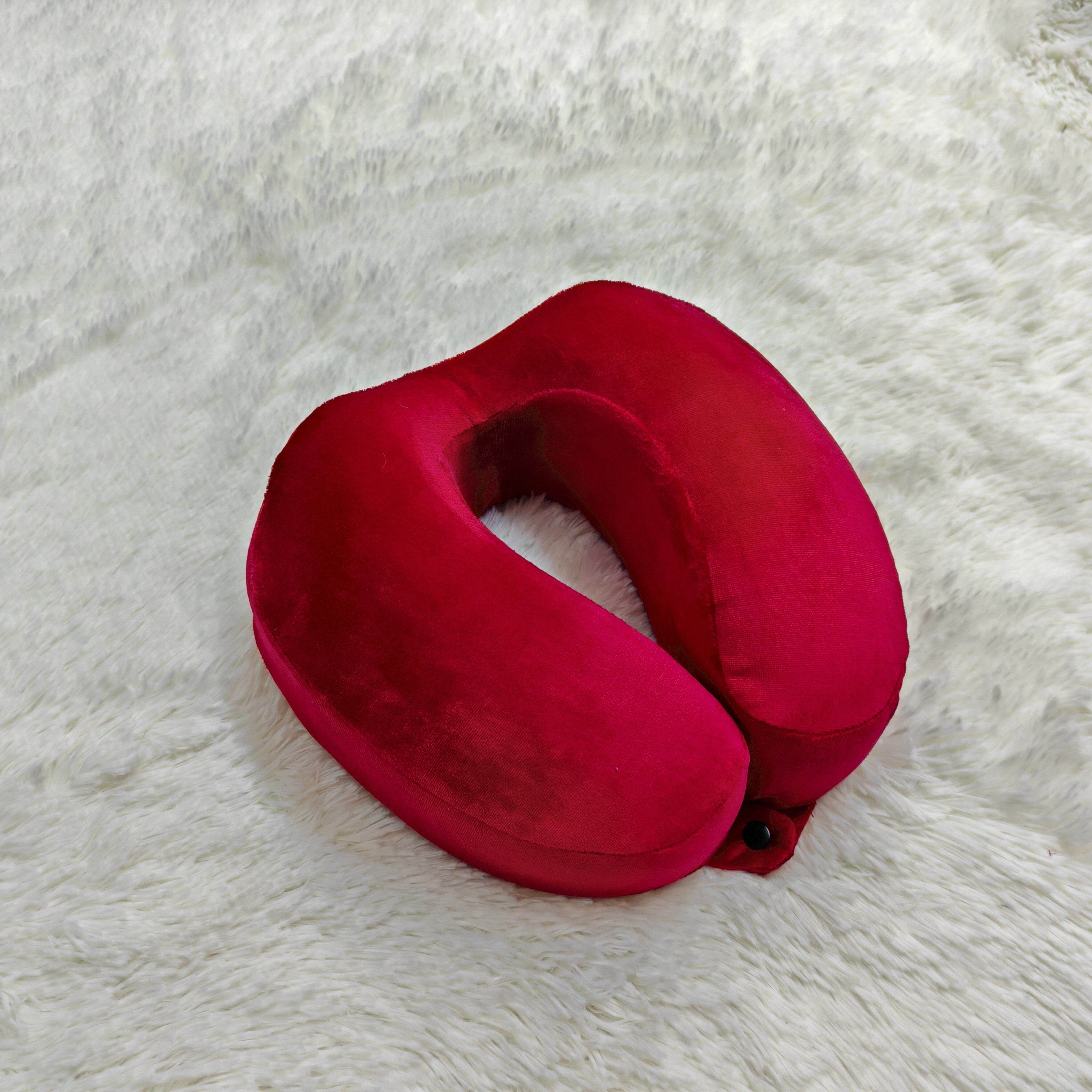 Comfortable Super Soft Removable Memory Foam Neck Pillow