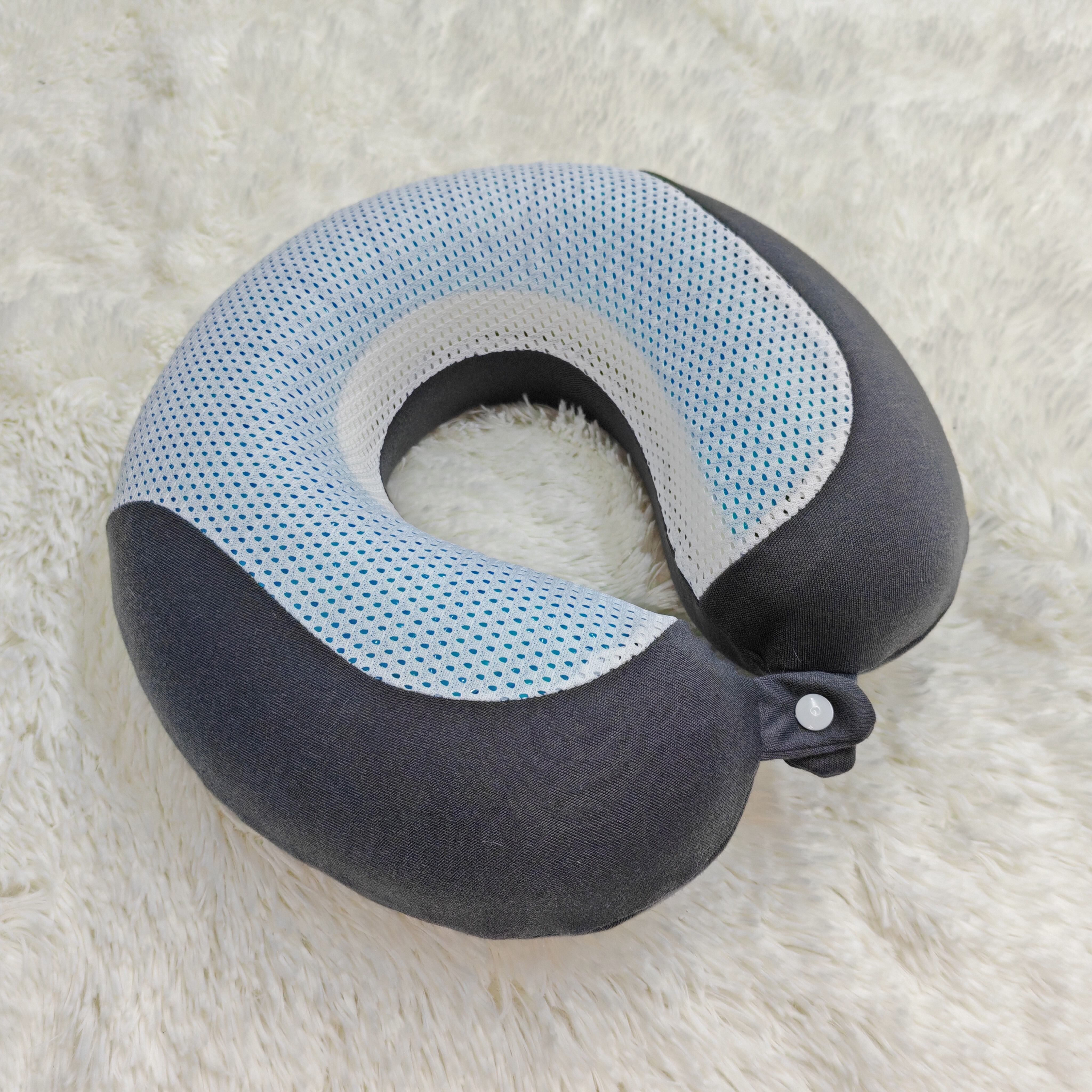 Comfortable Memory Foam Neck Travel Pillow with Cooling Gel factory