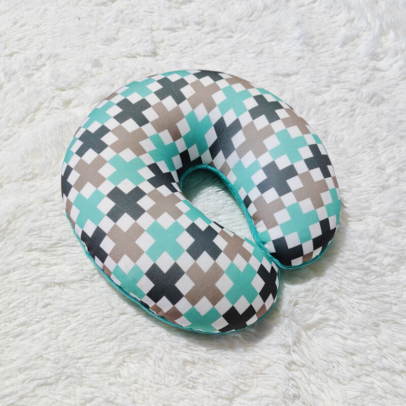  Spandex Micro-beads Printed Travel Neck Pillow supplier