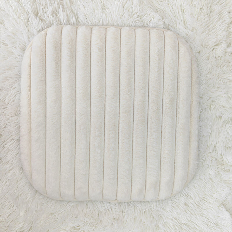 Flannel Stripe Seat Pads Cushion details