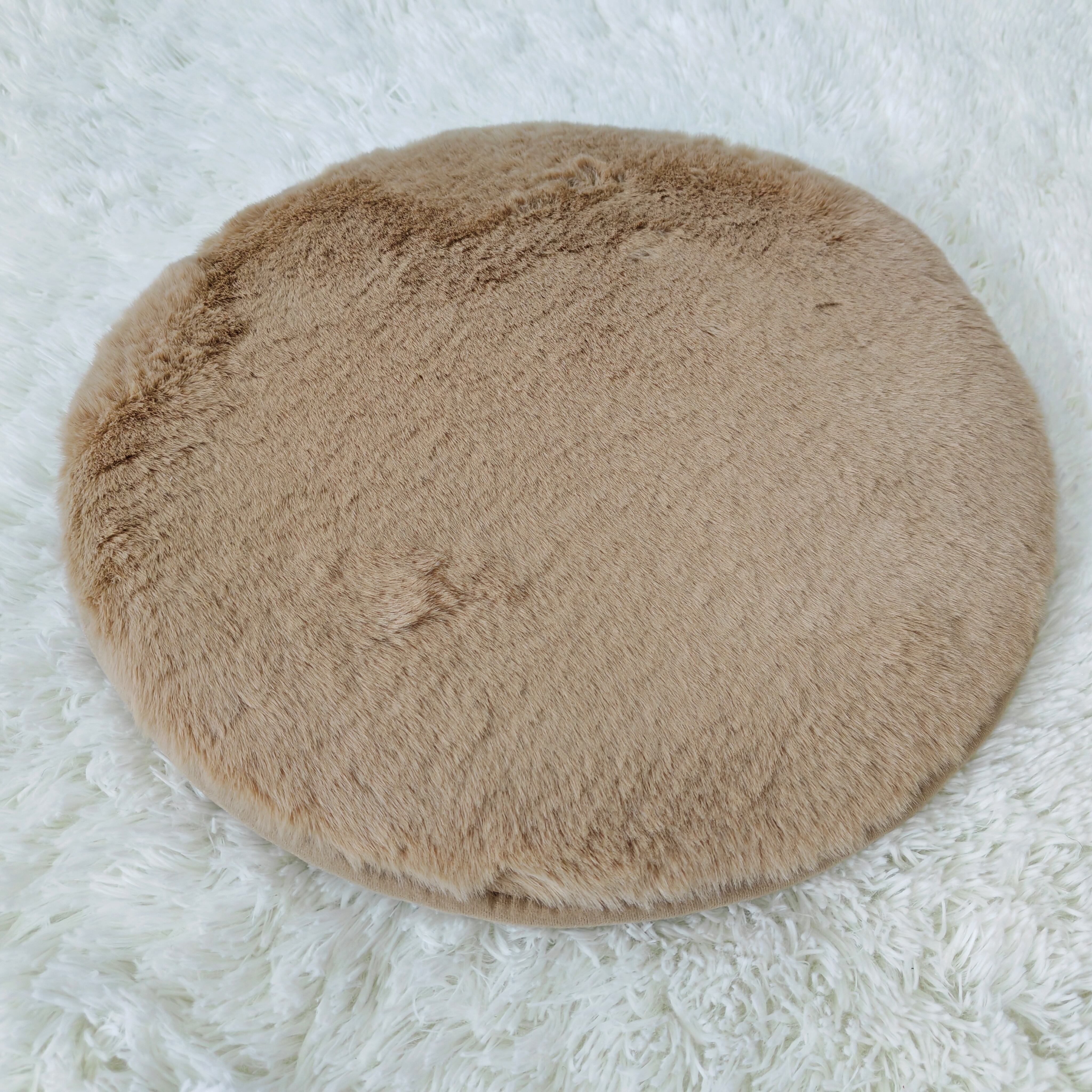 Rabbit Fur Seat Pads Cushion factory