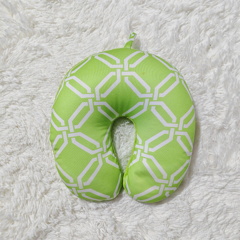  Spandex Micro-beads Printed Travel Neck Pillow supplier