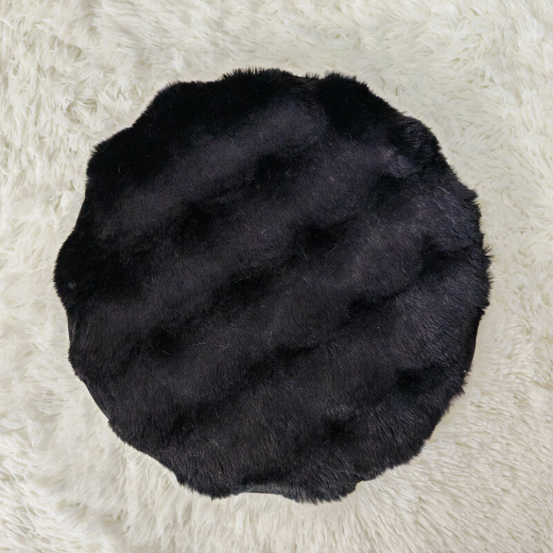 Rabbit Fur Seat Cushion Memory Foam Pad factory