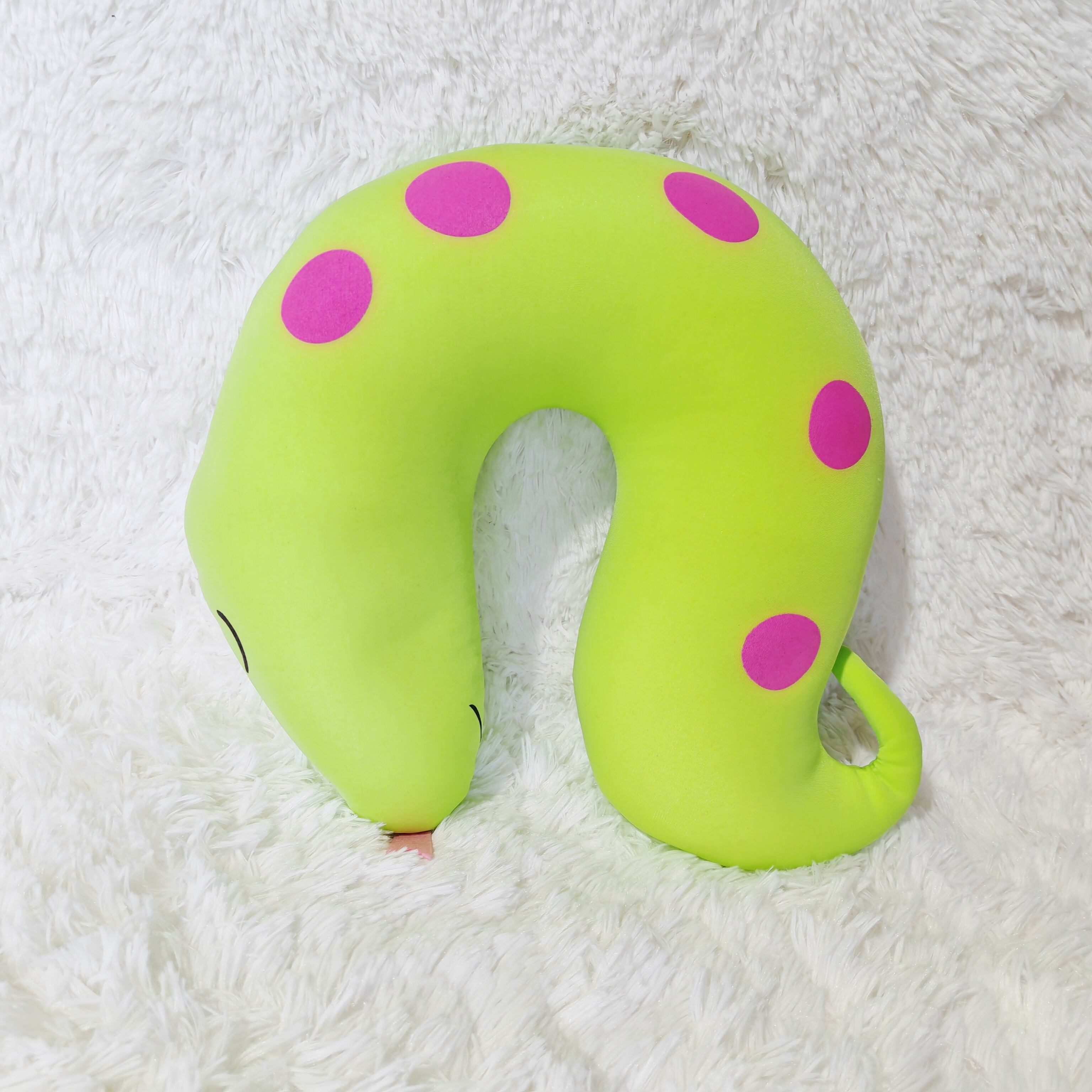 Cute Animal Face design Neck Travel Pillow Digital Printed details