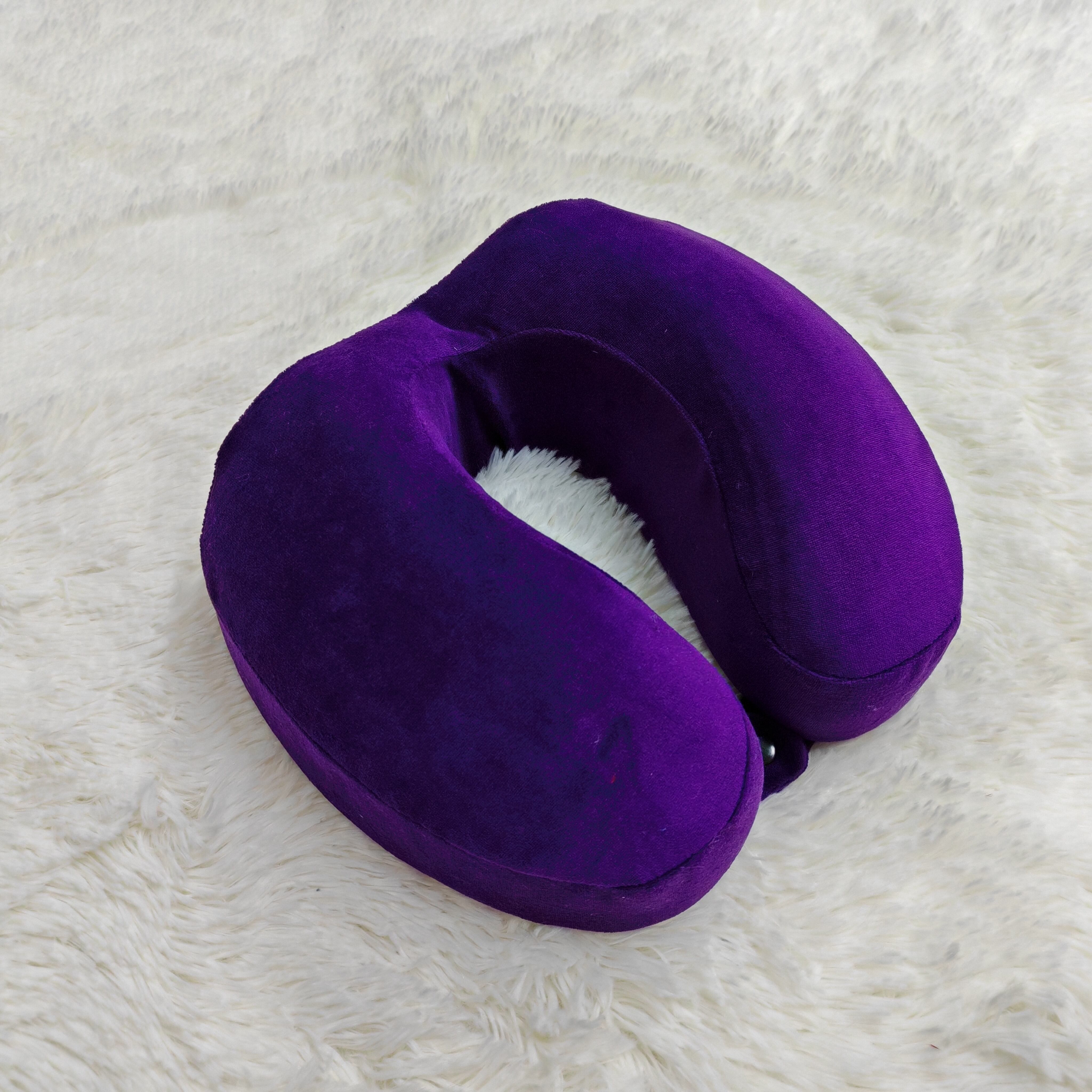 Comfortable Super Soft Removable Memory Foam Neck Pillow