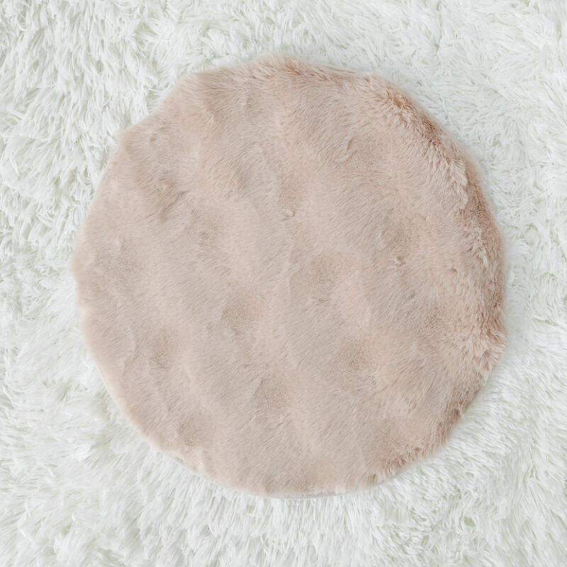 Rabbit Fur Seat Cushion Memory Foam Pad manufacture