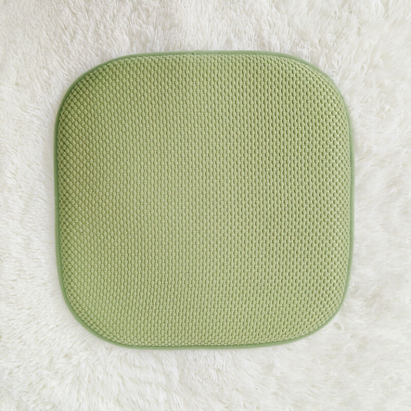 Knotted fabric Seat Cushion with memory foam details