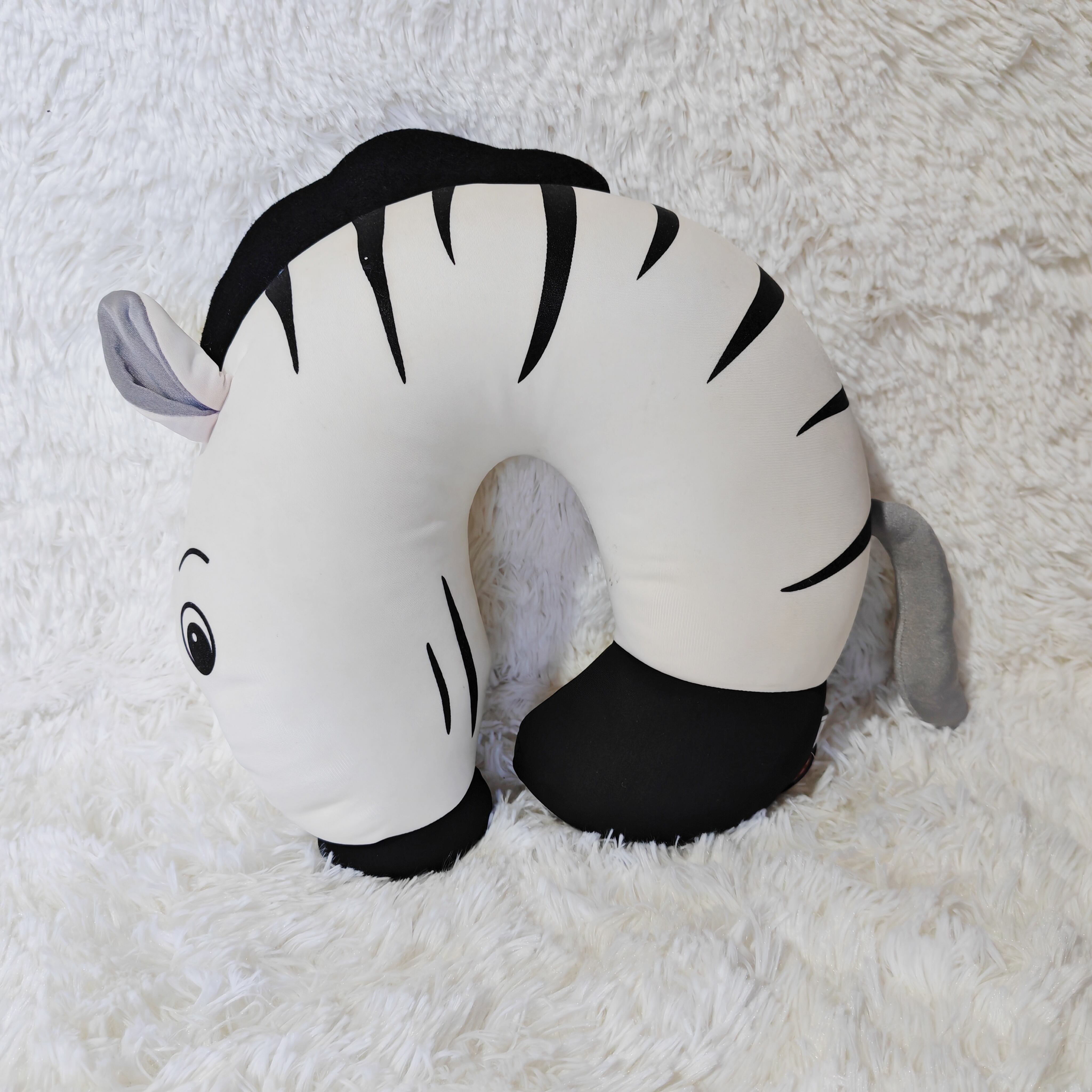 Cute Horse Neck Travel Pillow Digital Printed