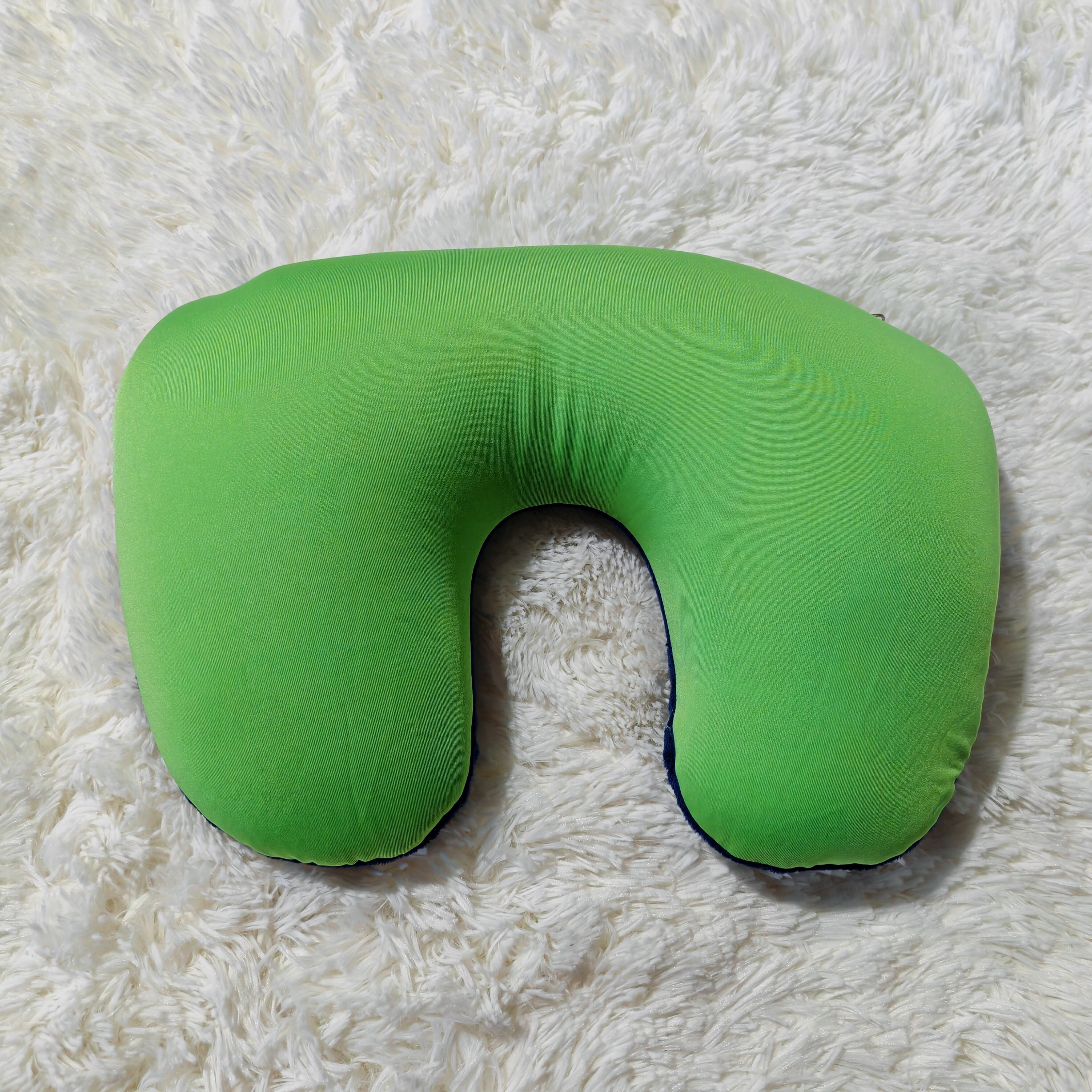 Travel Neck Pillow 2 in1 Microbeads Solid Convertible Cushion manufacture