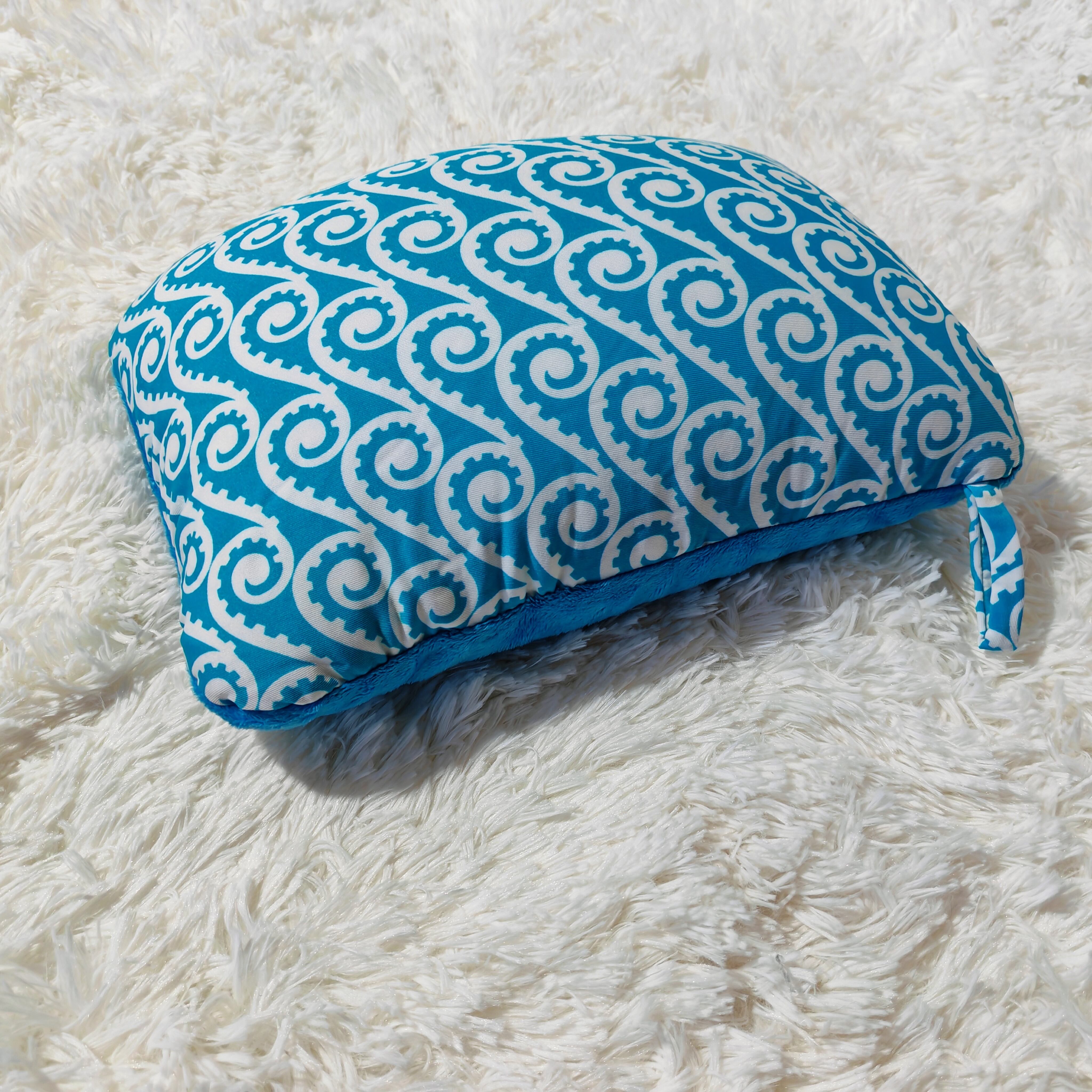 Travel Neck Pillow 2 in1 Microbeads Convertible Cushion factory