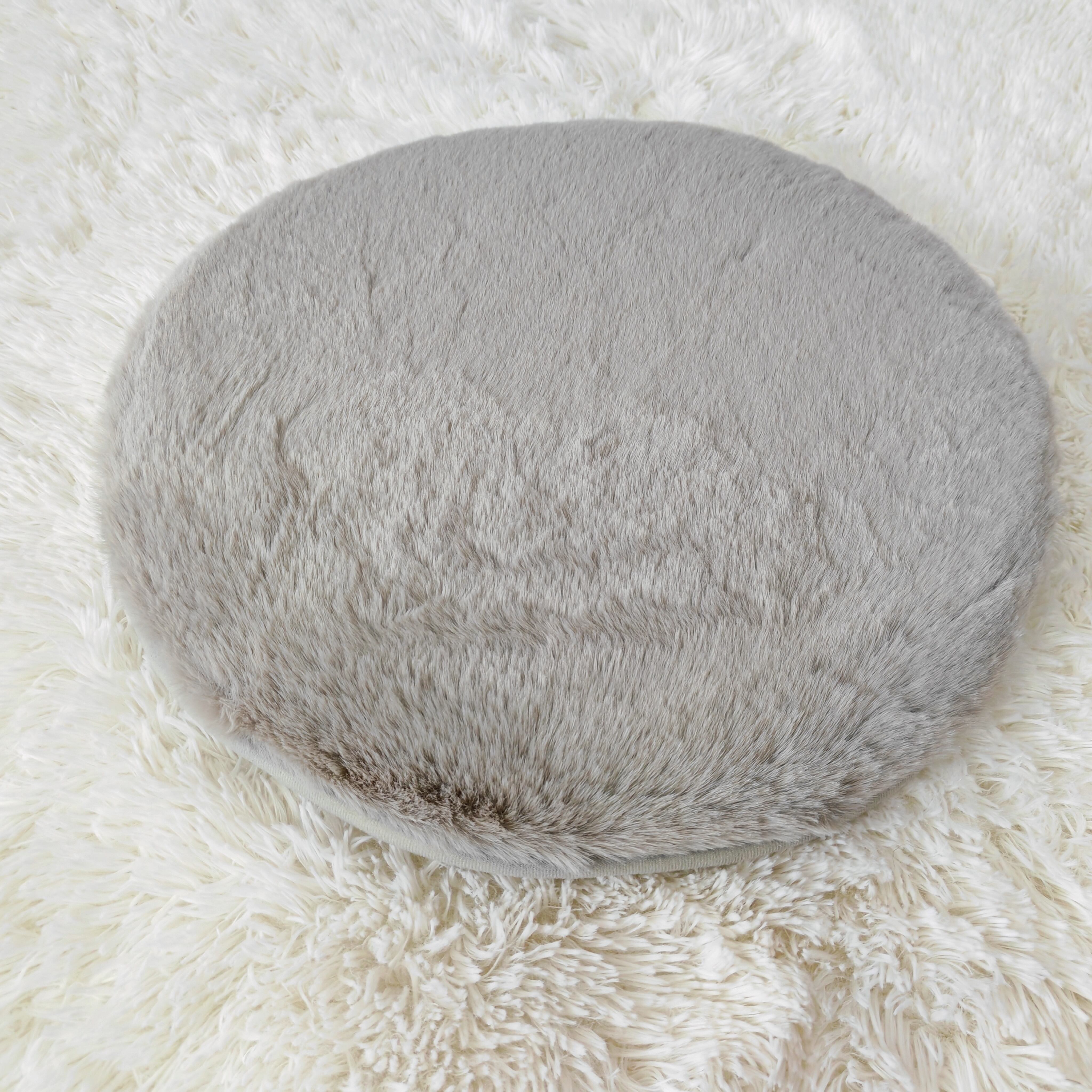 Rabbit Fur Seat Pads Cushion supplier