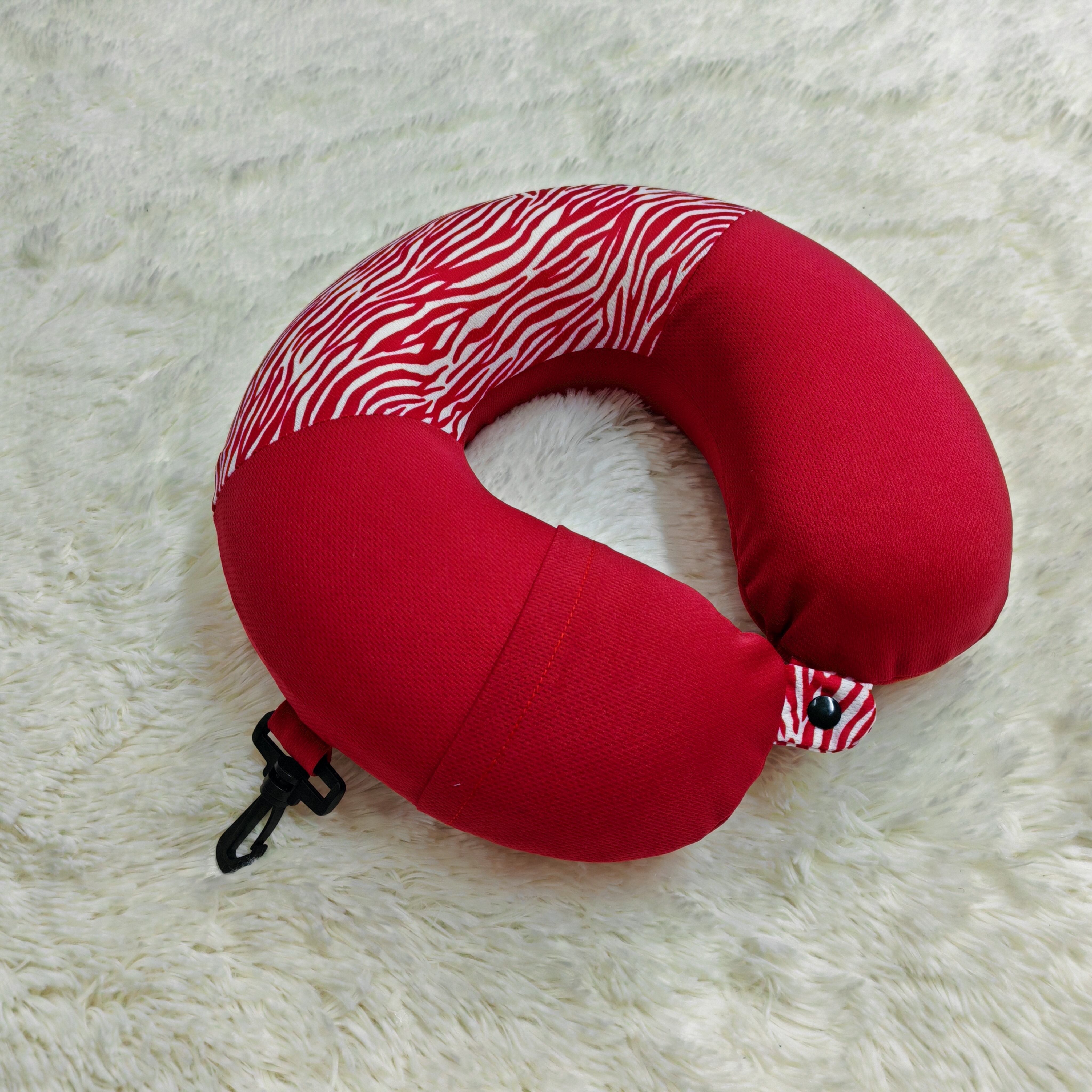 Memory Foam Neck Travel Pillow with Digital printed and Eye mask set details