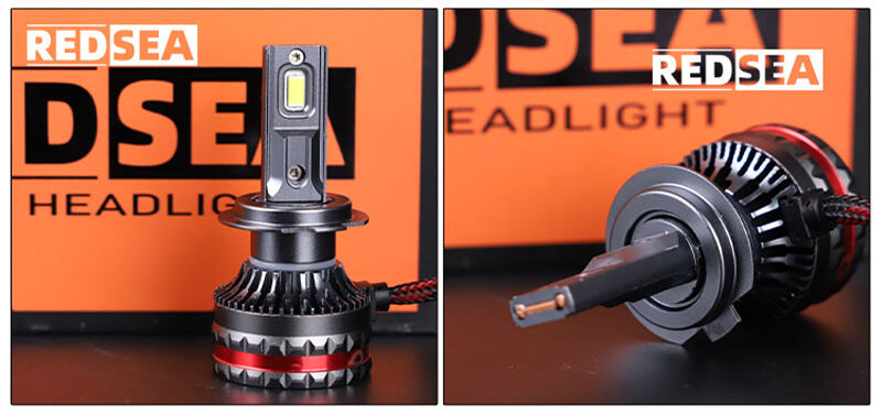 redsea r17 led headlight bulbs 150w 15000lm size 357mm728mm power 150w lumen 15000lm led chip 3570 csp 6cores cct6500k voltage12v                                                          -1