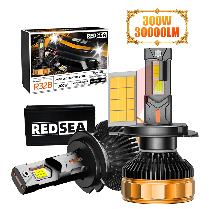 REDSEA R32B 자동차용 LED 헤드라이트 300W 30000lm