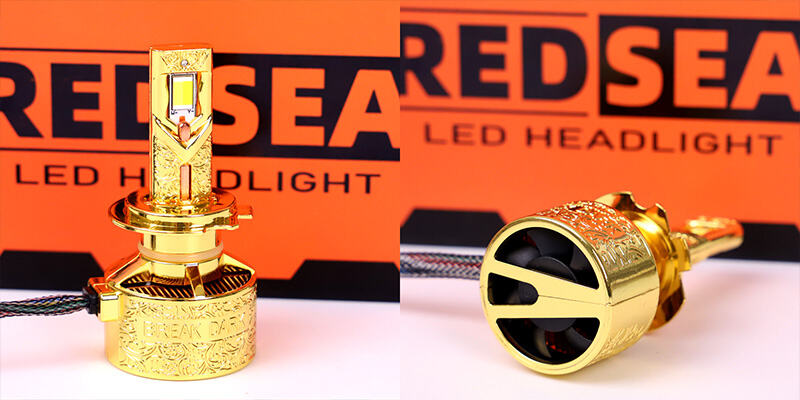 redsea r36t car led headlight 160w 16000lm-2