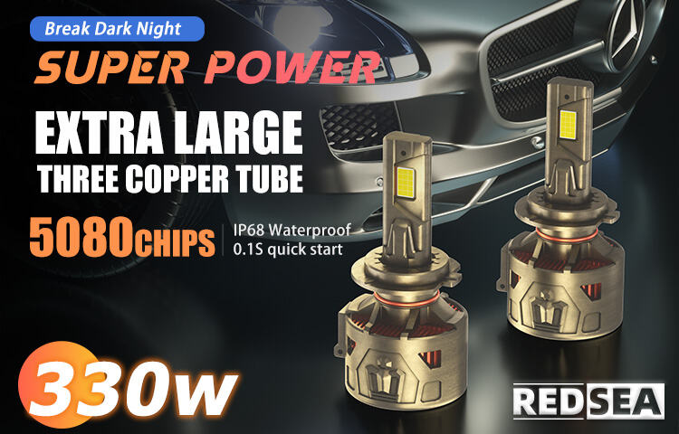 redsea r33 330w 33000lm led headlight bulbs258-3