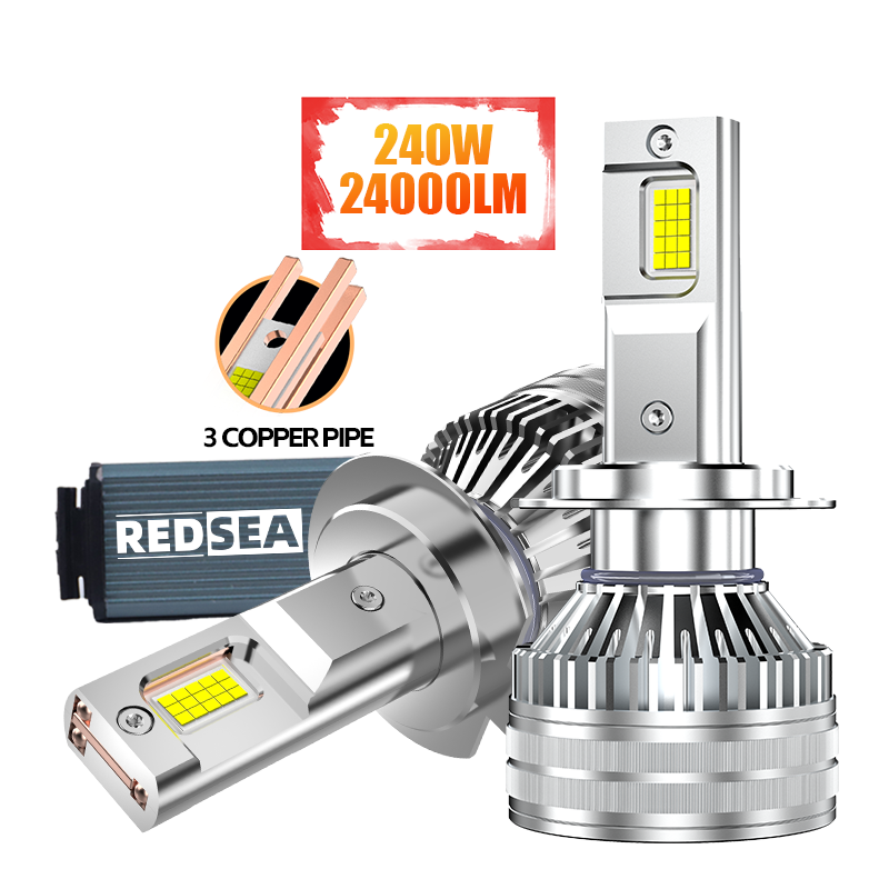 REDSEA R67 Car Headlight Bulbs 240W 24000lm