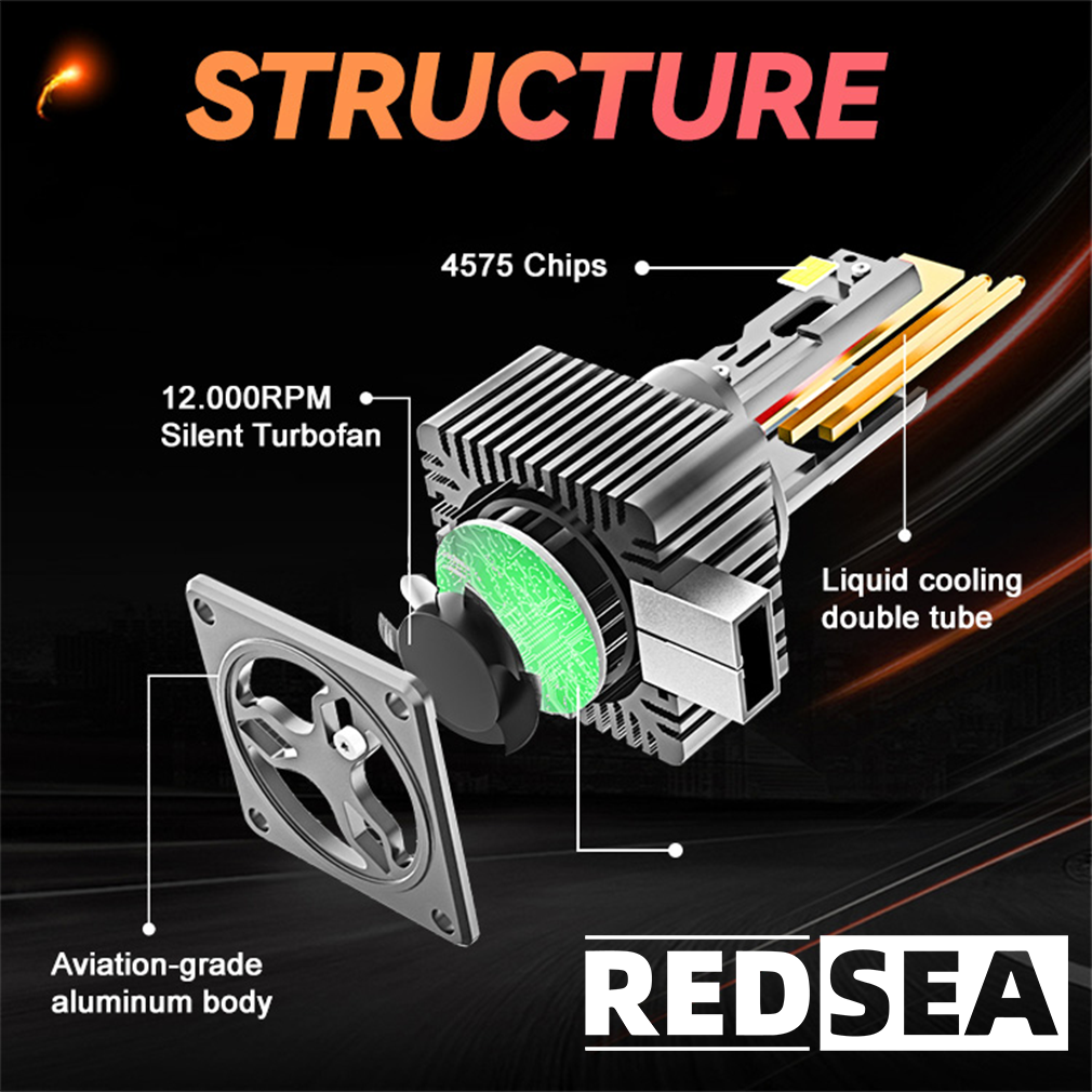 REDSEA D Series Car Led Headlight 90W 9000lm