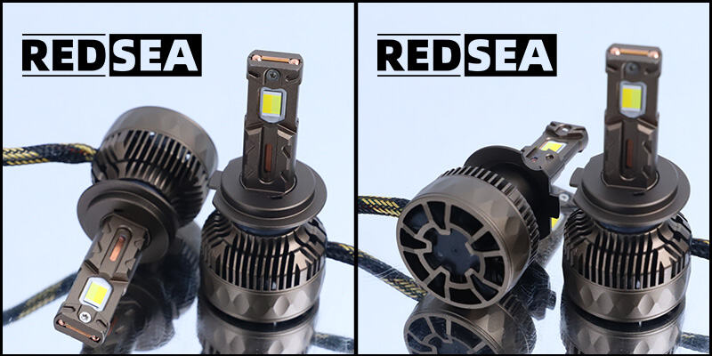 redsea r11t car led headlight 160w 16000lm-6