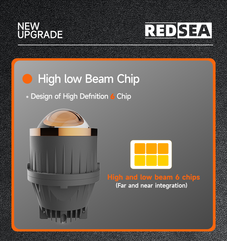 REDSEA G30 LED FOG PROJECTOR Lamp 35-45w 3500-4500lm