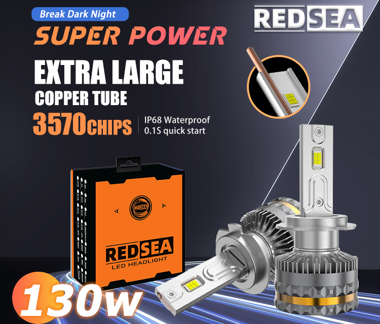 redsea r18 led headlight bulbs 130w 13000lm-2