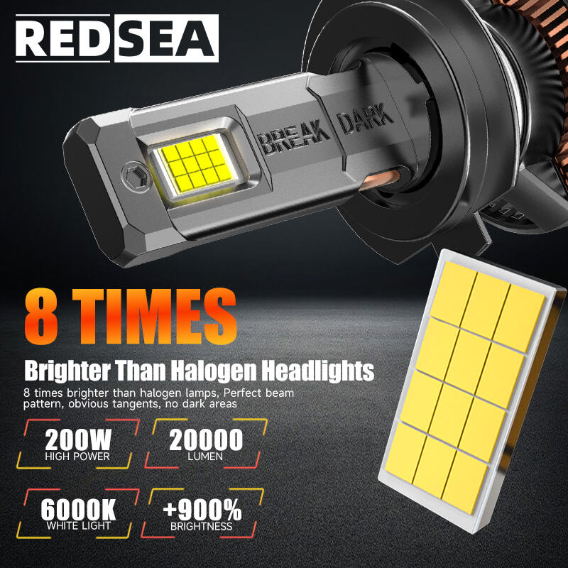 REDSEA R20B Car Led Headlight 200W 20000lm