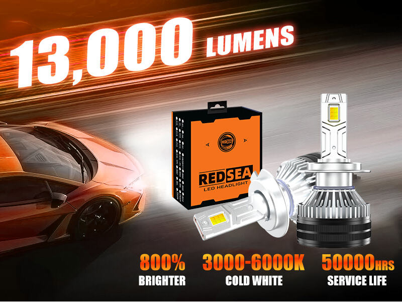 redsea r2t led headlight bulb 200w 20000lm-1