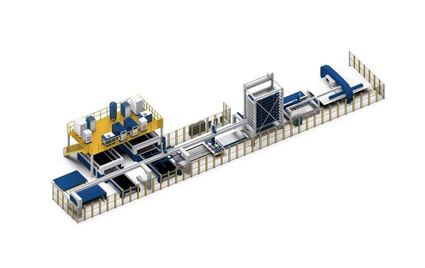 Full-process Automatic Metal Sheet Production Line