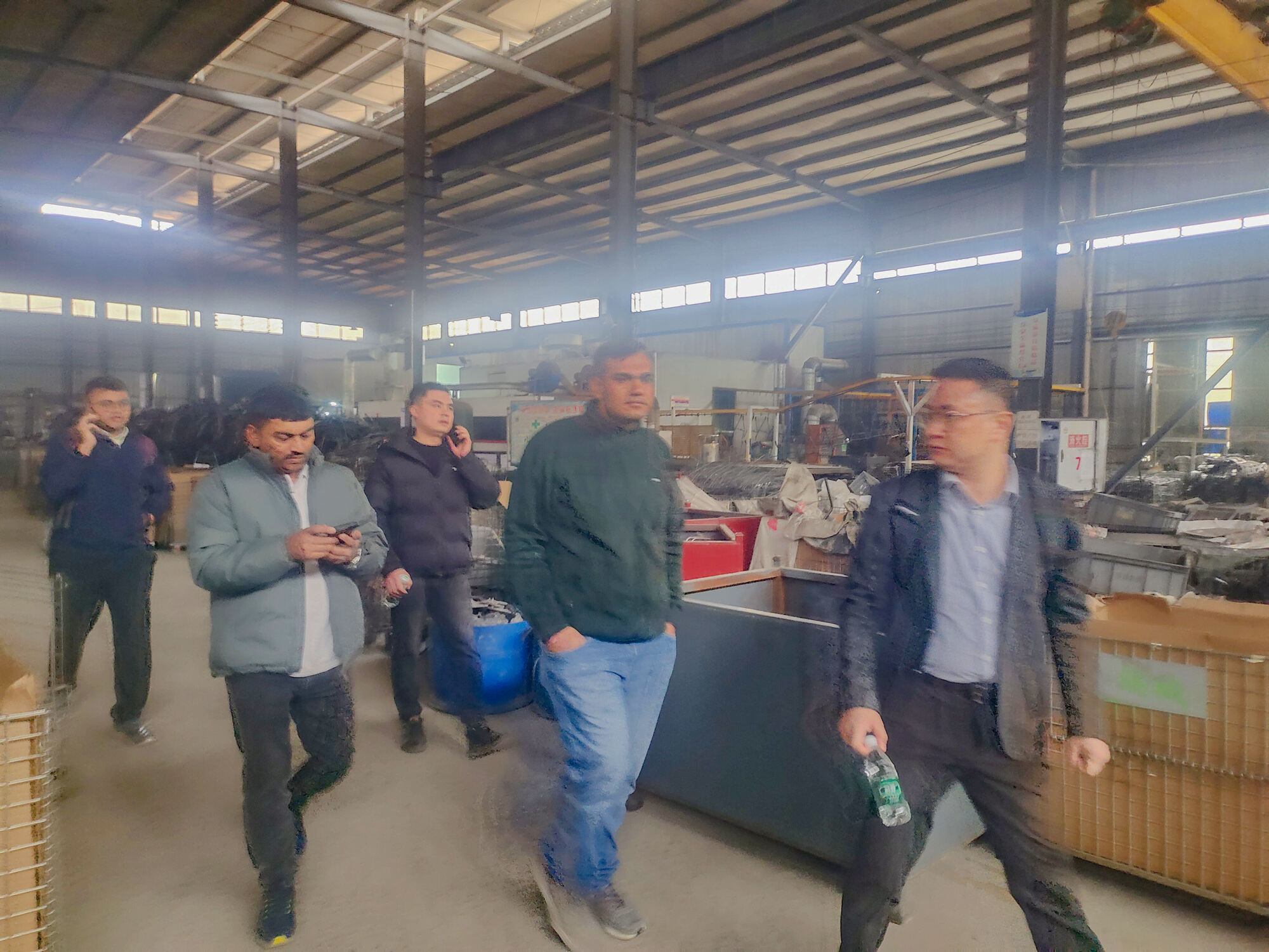 Indian Client Delegation Visits Our Factory