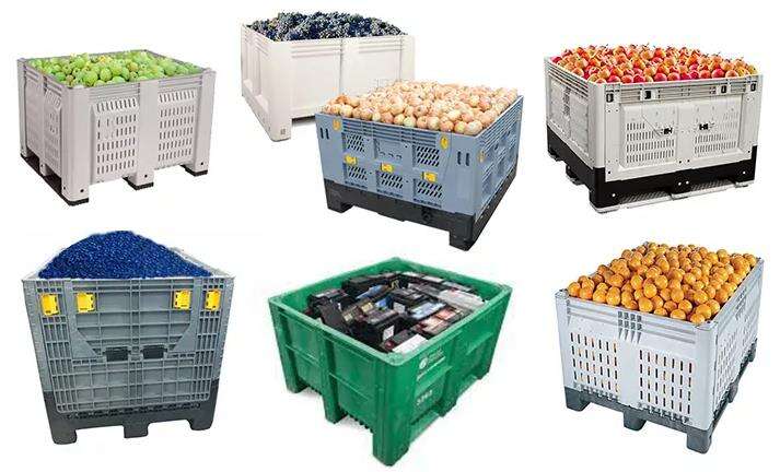 Plastic pallet boxes have a wide range of applications