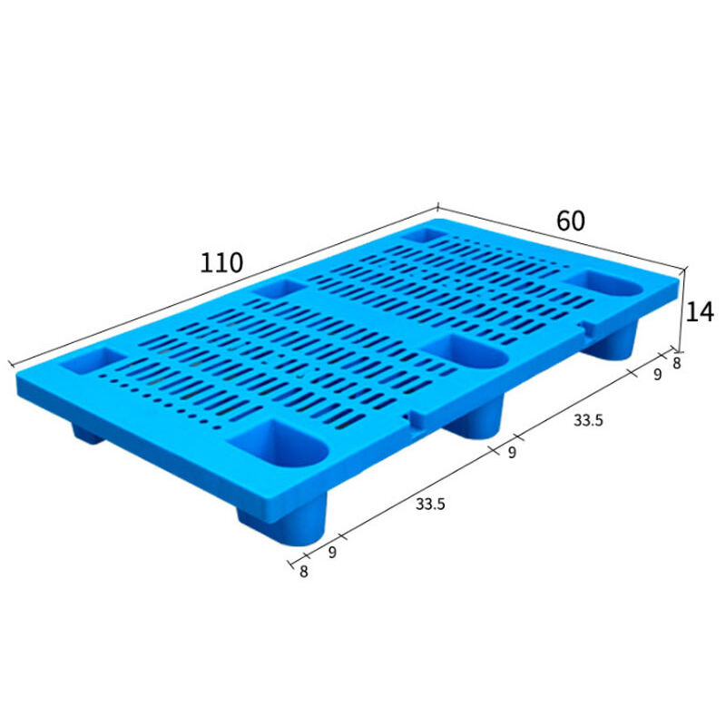 1000x600x140mm 9 voet nestbare plastic pallet